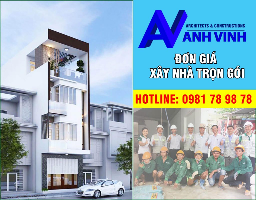 đơn giá xây nhà trọn gói