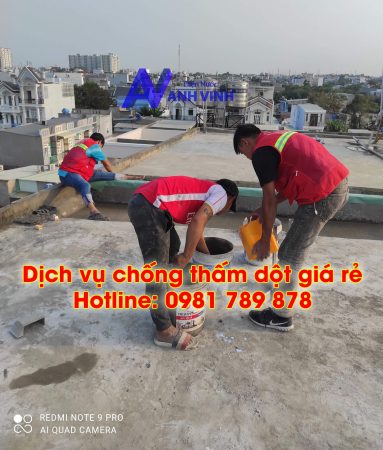Dịch vụ chống thấm tại TPHCM - Xây dựng Anh Vinh