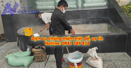 Dịch vụ chống thấm tại TPHCM - Xây dựng Anh Vinh